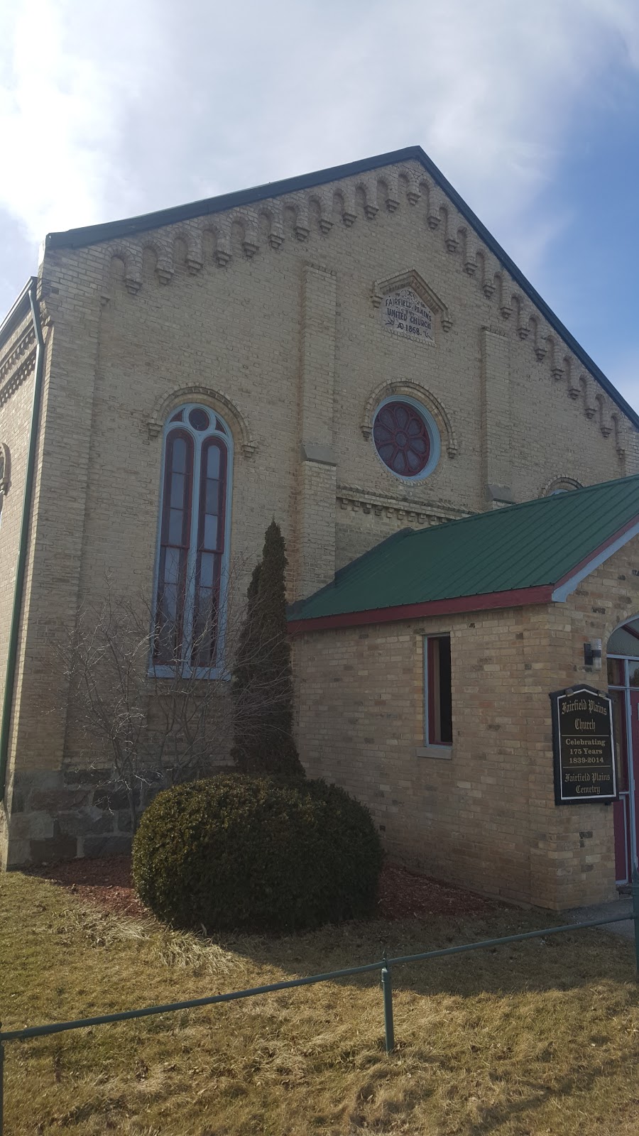 Fairfield United Church | 187 MAPLE S, Burford, ON N0E, Canada