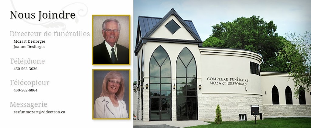 Mozart Desforges Funeral complex inc. | 331 Avenue Béthany, Lachute, QC J8H 2N3, Canada | Phone: (450) 562-3636