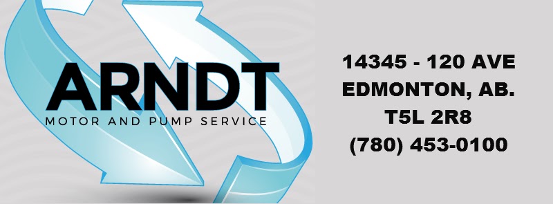 Arndt Motor & Pump Service | 14345 120 Ave NW, Edmonton, AB T5L 2R8, Canada | Phone: (780) 453-0100