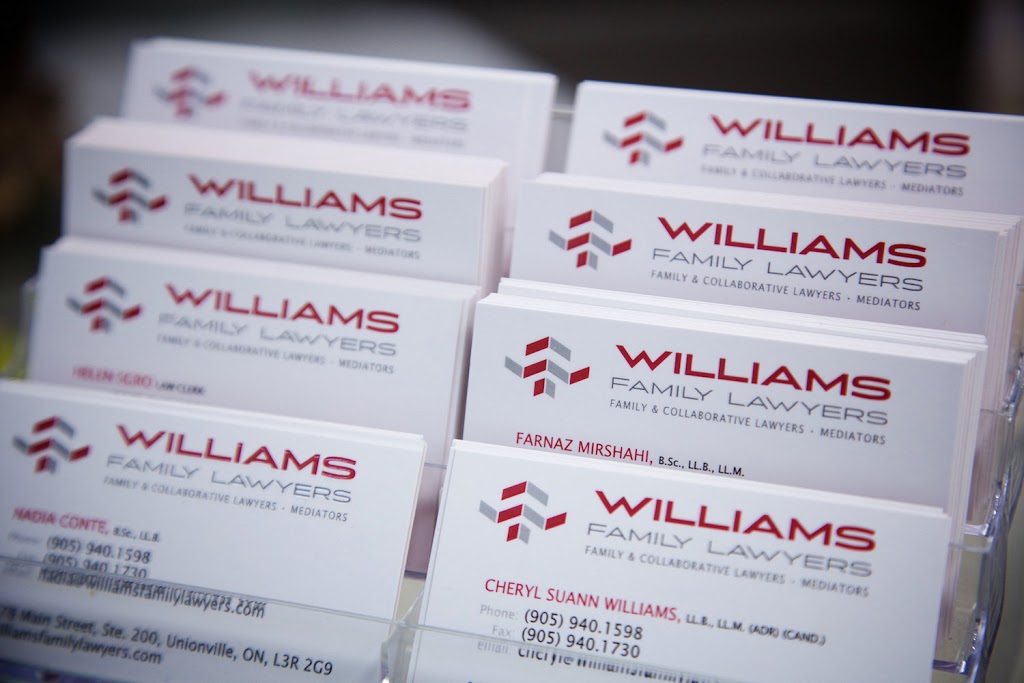 Williams Family Lawyers | 178 Main Street Suite #200, Unionville, ON L3R 2G9, Canada | Phone: (905) 940-1598