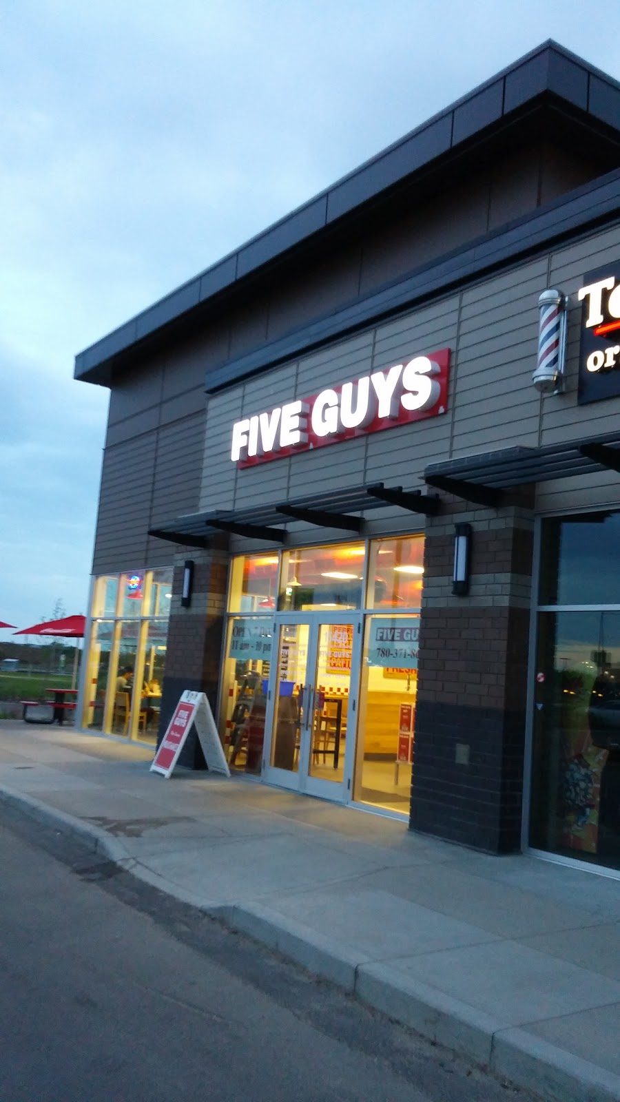 Five Guys | 15420 37 St NW, Edmonton, AB T5Y 0S5, Canada | Phone: (780) 371-8668