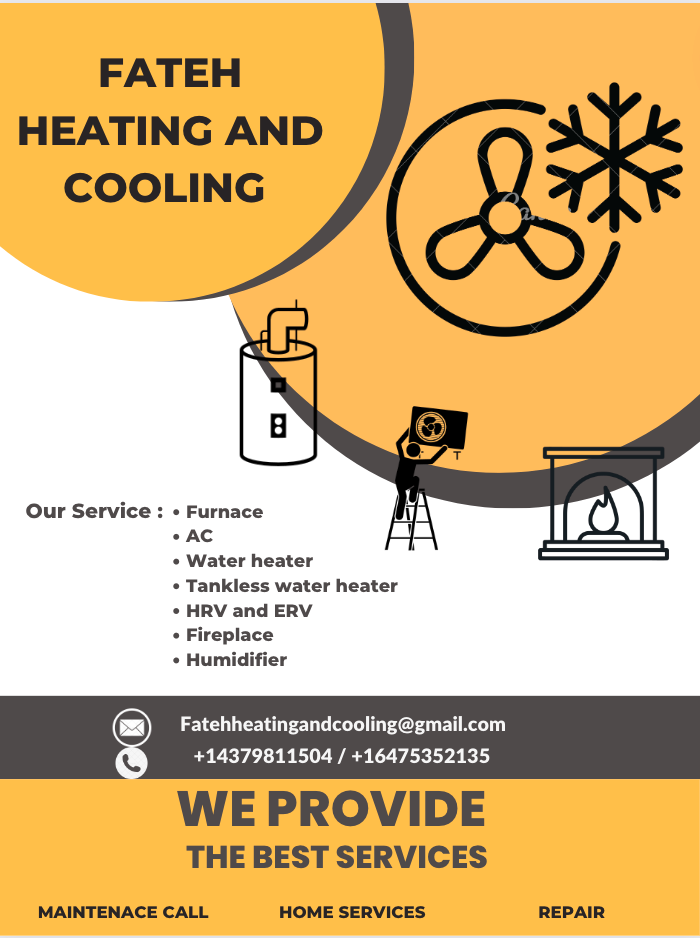 Fateh heating and cooling | 2221 Cardinal Court, London, ON N6M 0C2, Canada | Phone: (437) 981-1504