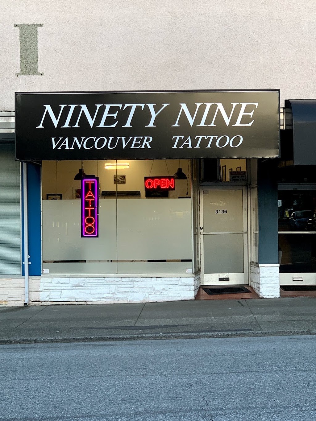 ninety nine vancouver tattoo | 3136 Oak St, Vancouver, BC V6H 2L1, Canada | Phone: (604) 336-9635