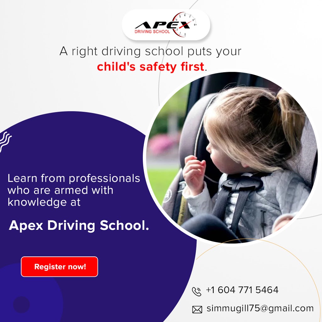 Apex Driving School | 13628 113 Ave, Surrey, BC V3R 2J1, Canada | Phone: (604) 771-5464