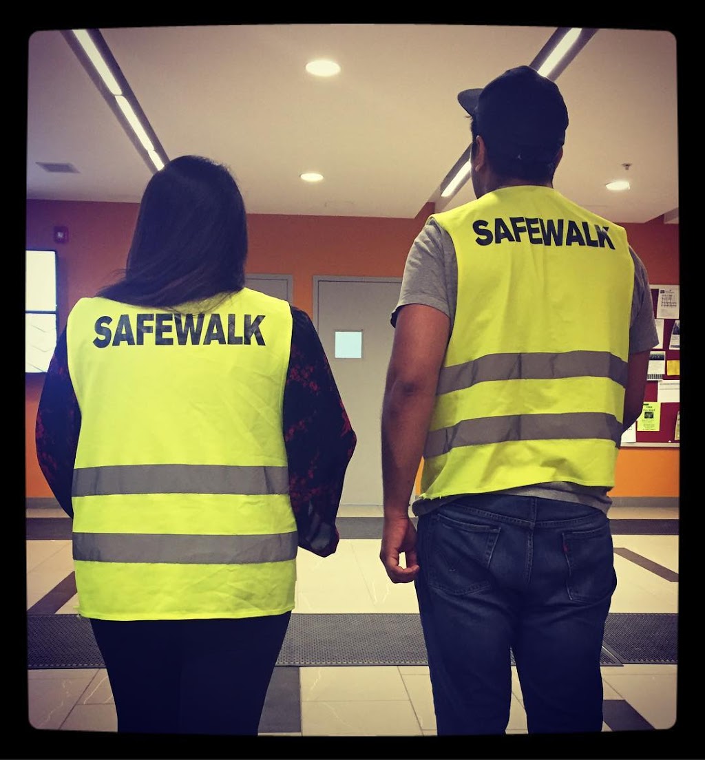 SafeWalk at George Brown College (Waterfront Campus) | Welcome desk at, 51 Dockside Dr, Toronto, ON M5A 1B6, Canada | Phone: (416) 415-5000 ext. 2020