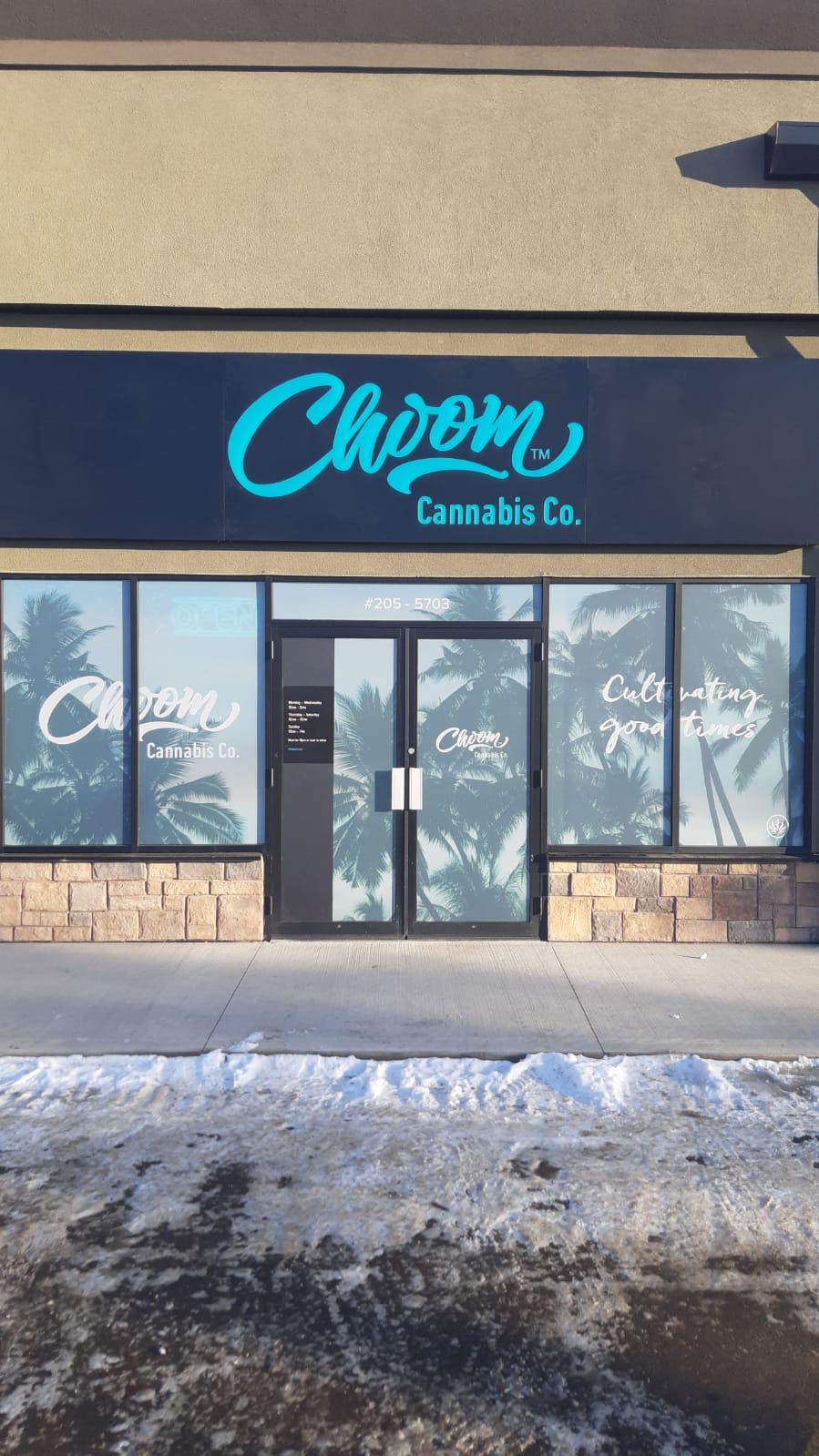 Choom Cannabis Co. | 5703 48 Ave #205, Camrose, AB T4V 0J9, Canada | Phone: (587) 386-0280