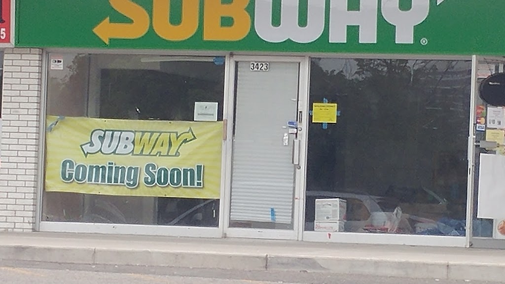 Subway | 3423 Fieldgate Dr, Mississauga, ON L4X 2J4, Canada | Phone: (905) 625-4940