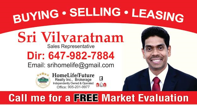 Sri Vilvaratnam | 7 Eastvale Dr #205, Markham, ON L3S 4N8, Canada | Phone: (647) 982-7884