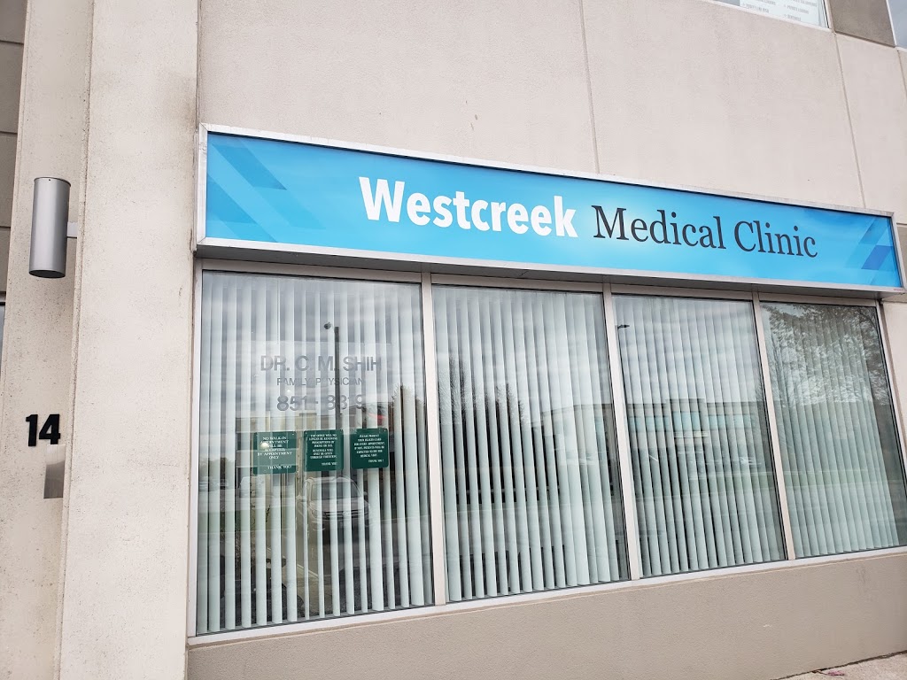 Westcreek Medical Clinic | 8611 Weston Rd Unit 14, Woodbridge, ON L4L 9P1, Canada | Phone: (905) 851-8319