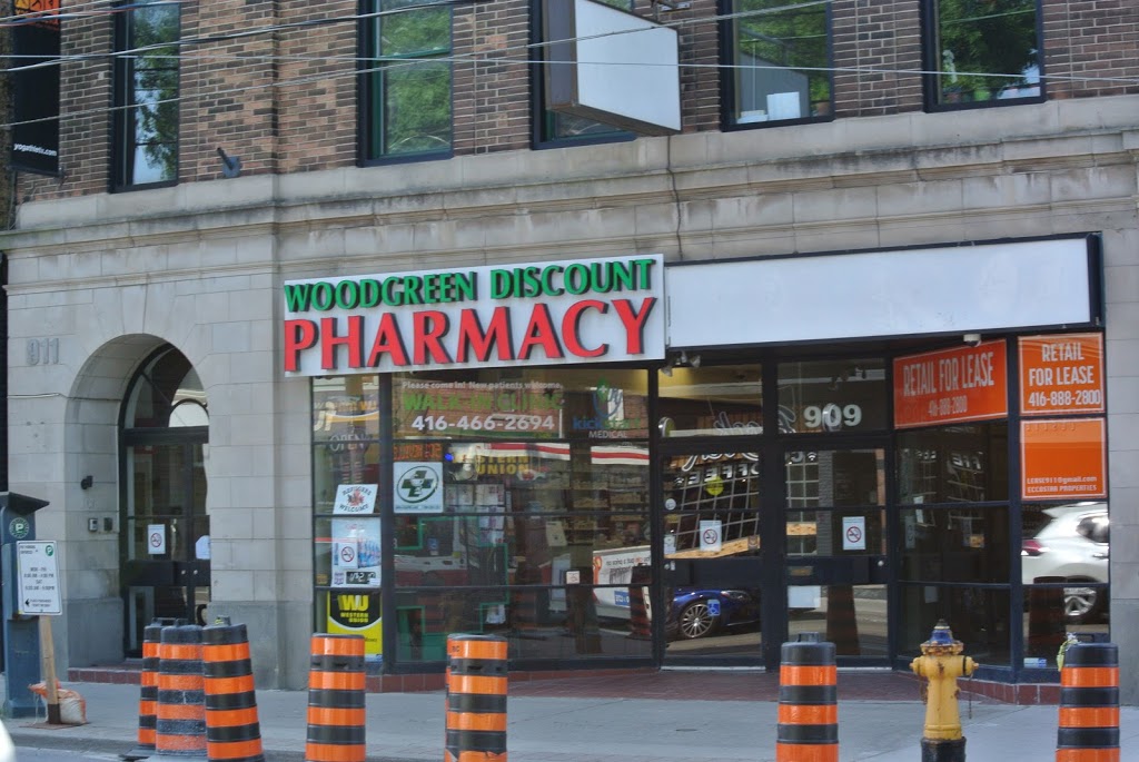 Woodgreen Discount Pharmacy | 909 Queen St E, Toronto, ON M4M 1J6, Canada | Phone: (416) 466-6444