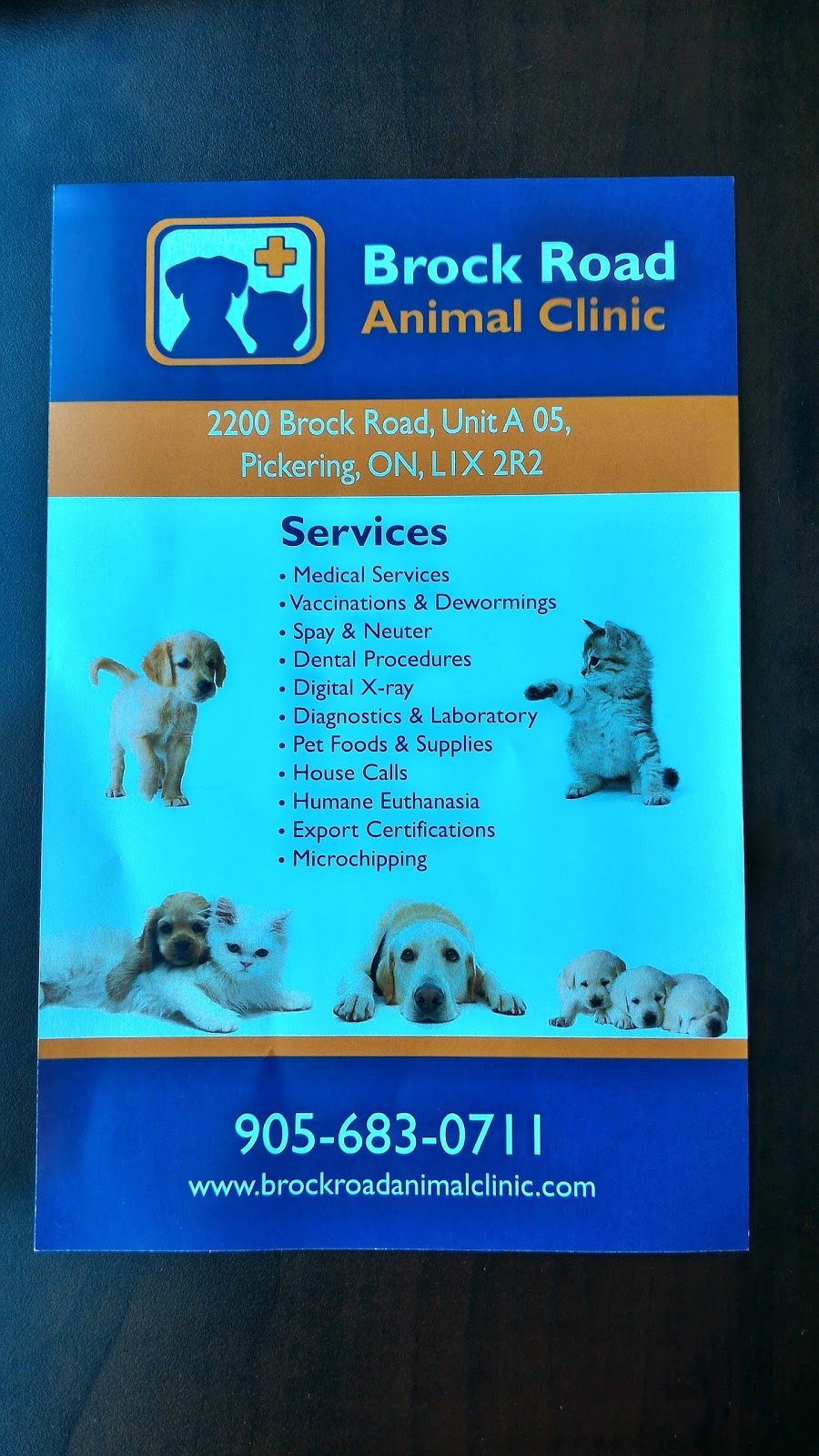 Brock Road Animal Clinic | 2200 Brock Rd, Pickering, ON L1X 2R2, Canada | Phone: (905) 683-0711