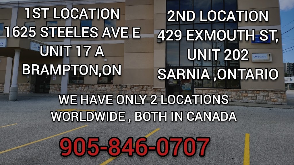 7 STAR IMMIGRATION INC. ( SARNIA OFFICE) | 429 Exmouth St UNIT # 202, Sarnia, ON N7T 5P1, Canada | Phone: (905) 846-0707