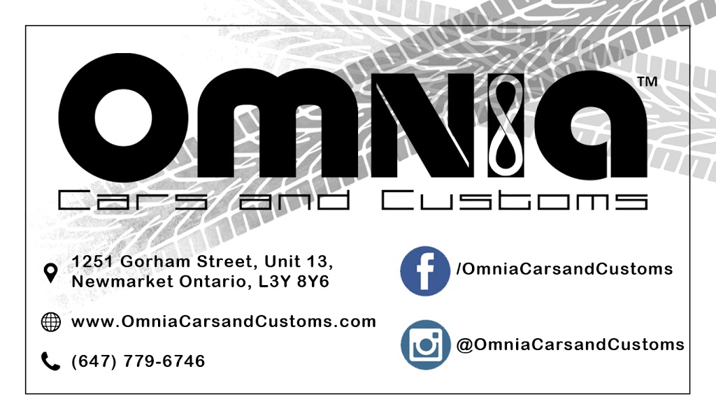 Omnia Cars and Customs | 1251 Gorham St #13, Newmarket, ON L3Y 8Y6, Canada