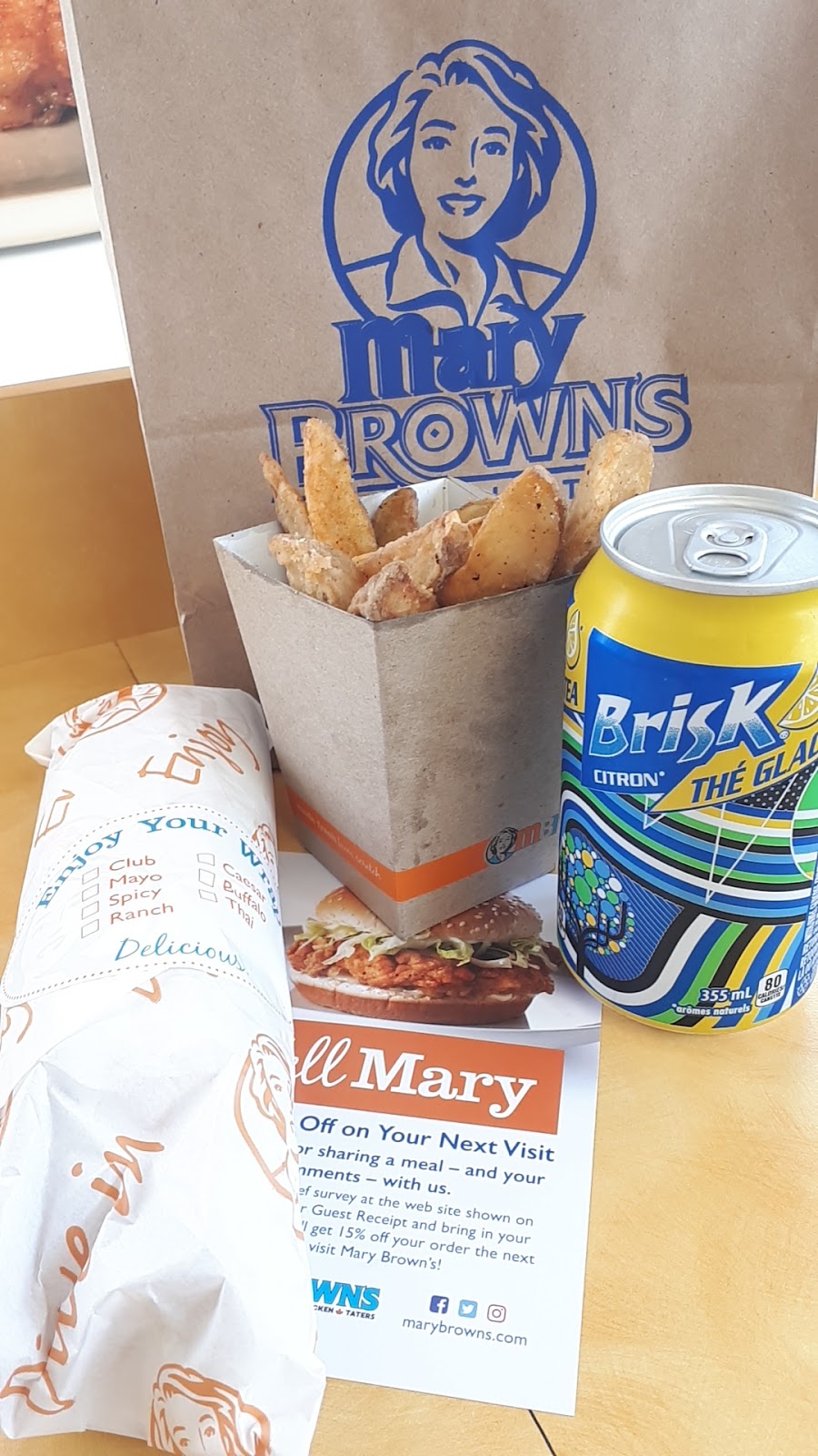 Mary Browns Famous Chicken & Taters | 364 Scott St unit a-1, St. Catharines, ON L2M 3W2, Canada | Phone: (905) 938-9999