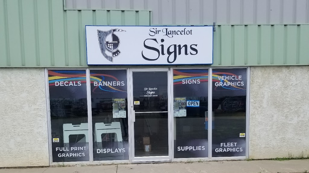 Sir Lancelot Signs | 4 Erickson Crescent Bay 1, Sylvan Lake, AB T4S 1P5, Canada | Phone: (403) 887-4943