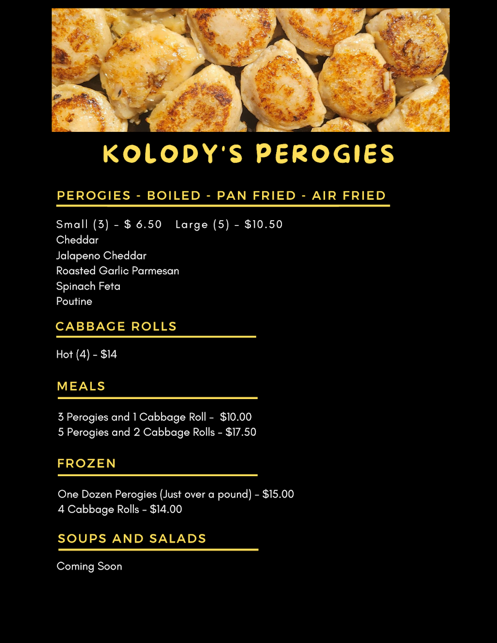 Kolodys Perogies | 2551 NB-111, St. Martins, NB E5R 1G1, Canada | Phone: (506) 833-4954