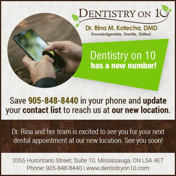 Dentistry On 10 | 3355 Hurontario St Unit 10, Mississauga, ON L5A 4E7, Canada | Phone: (905) 455-9262