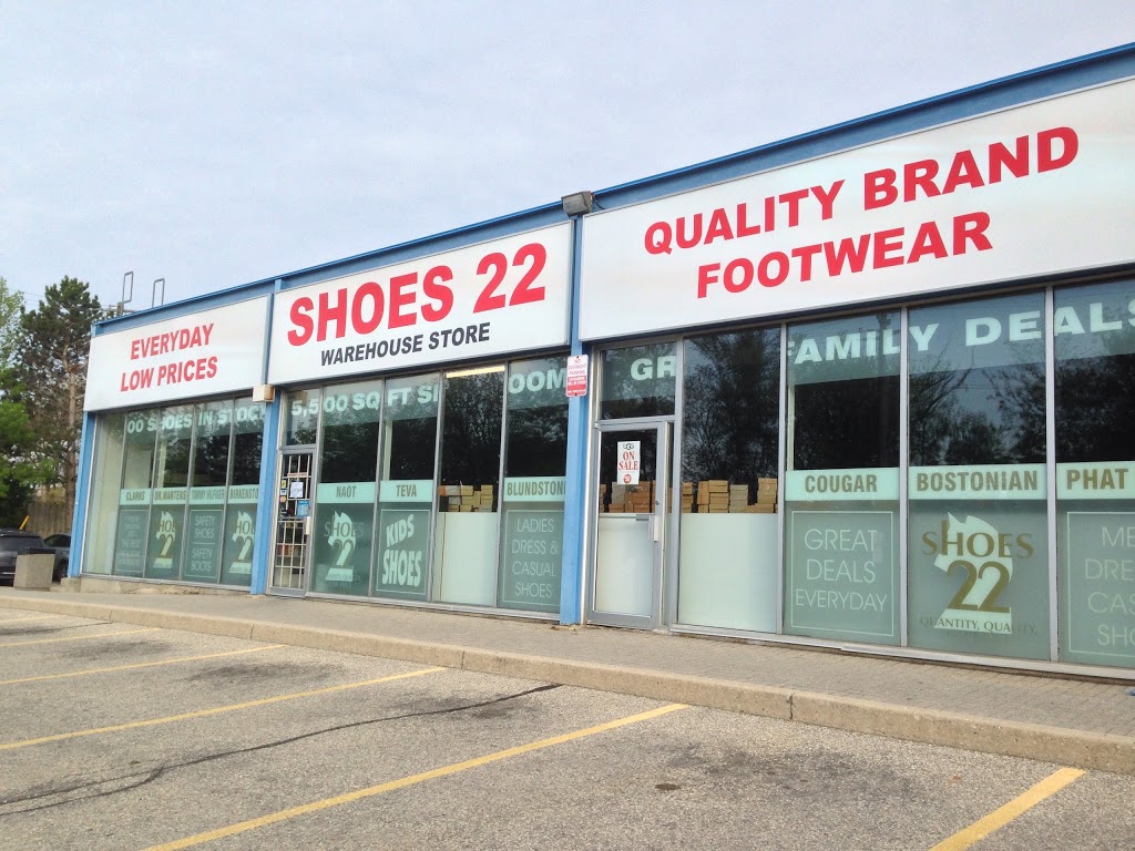 Shoes 22 Waterloo | 133 Weber St N, Waterloo, ON N2J 3G9, Canada | Phone: (519) 746-4983