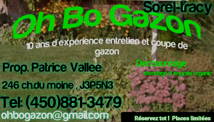 Ohbogazon | 246 Chem. du Chenal-du-Moine, Sorel-Tracy, QC J3P 5N3, Canada | Phone: (450) 881-3479