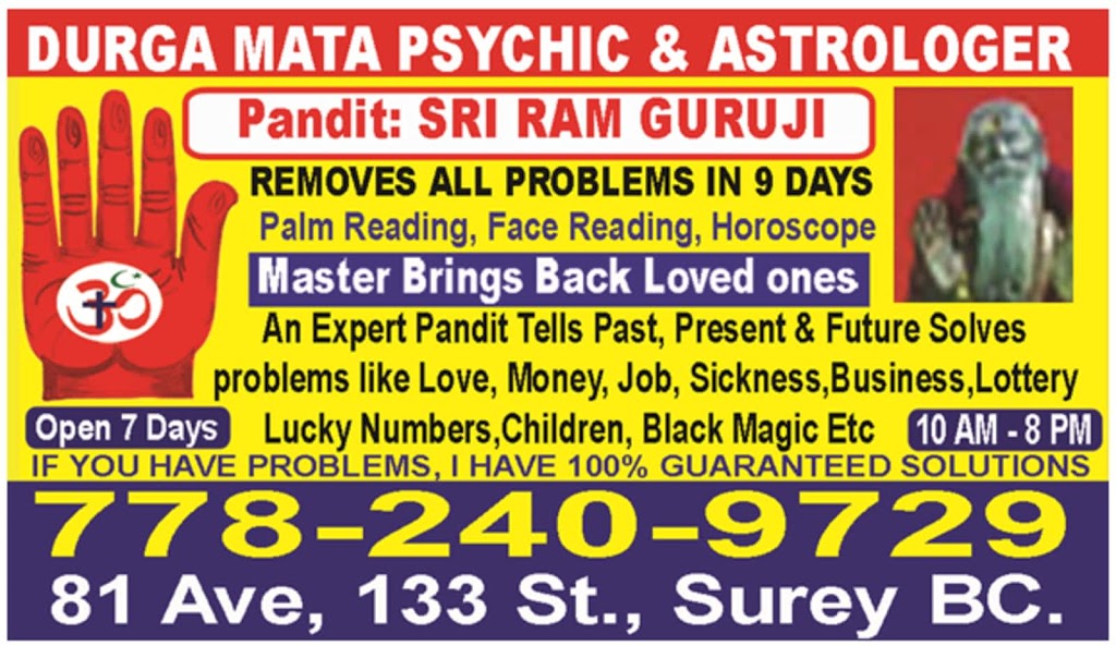 Astrologer in CANADA , Best Astrologer in India | 13320 81 Ave, Surrey, BC V3W 6B3, Canada | Phone: (778) 240-9729