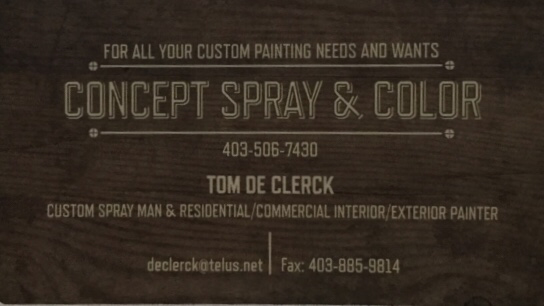 Concept Spray & Color | 125 Pine Cres, Blackfalds, AB T4M 0E4, Canada | Phone: (403) 506-7430