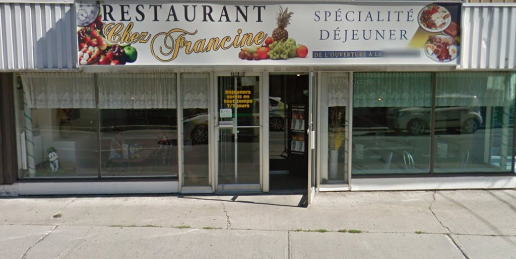 Restaurant Chez Francine | 11685 1ᴱ Avenue, Saint-Georges, QC G5Y 2C7, Canada | Phone: (418) 228-5889