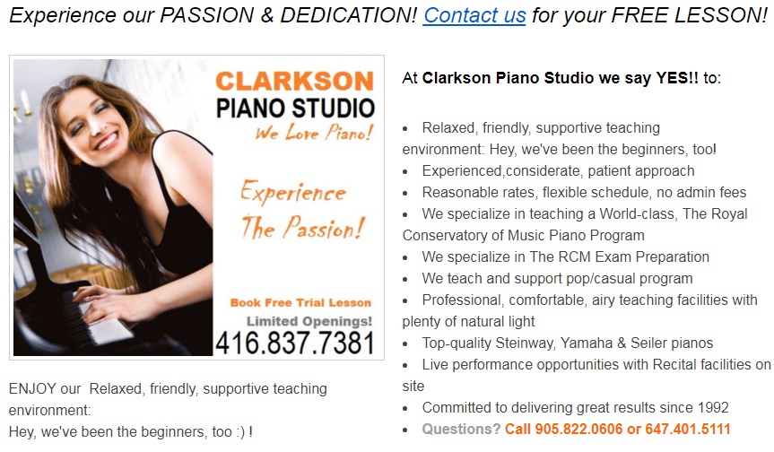 TEAM Piano & Clarkson Piano Store | 1096 Feeley Ct, Mississauga, ON L5J 4S5, Canada | Phone: (416) 837-7381