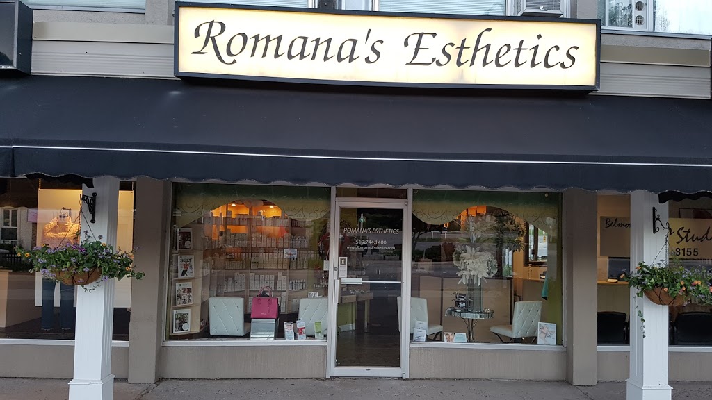 Romanas Esthetics | 726 Belmont Ave W, Kitchener, ON N2M 1P2, Canada | Phone: (519) 744-1400