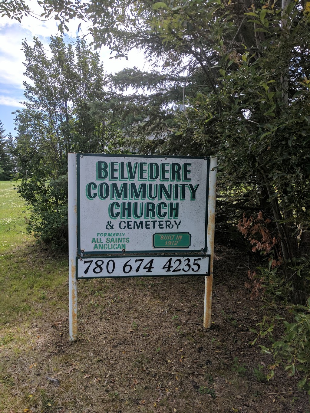 Belvedere Community Church & Cemetery | 3417, AB-654, Belvedere, AB T0G 0G0, Canada | Phone: (780) 674-4235