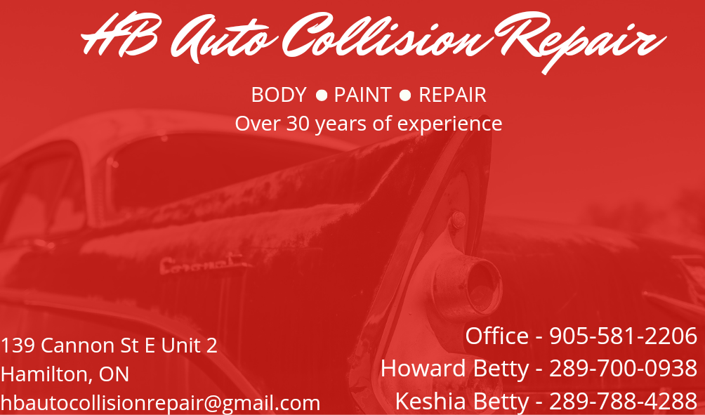 HB Auto Collision Repair | 139 Cannon St E unit 2, Hamilton, ON L8L 2A4, Canada | Phone: (905) 581-2206