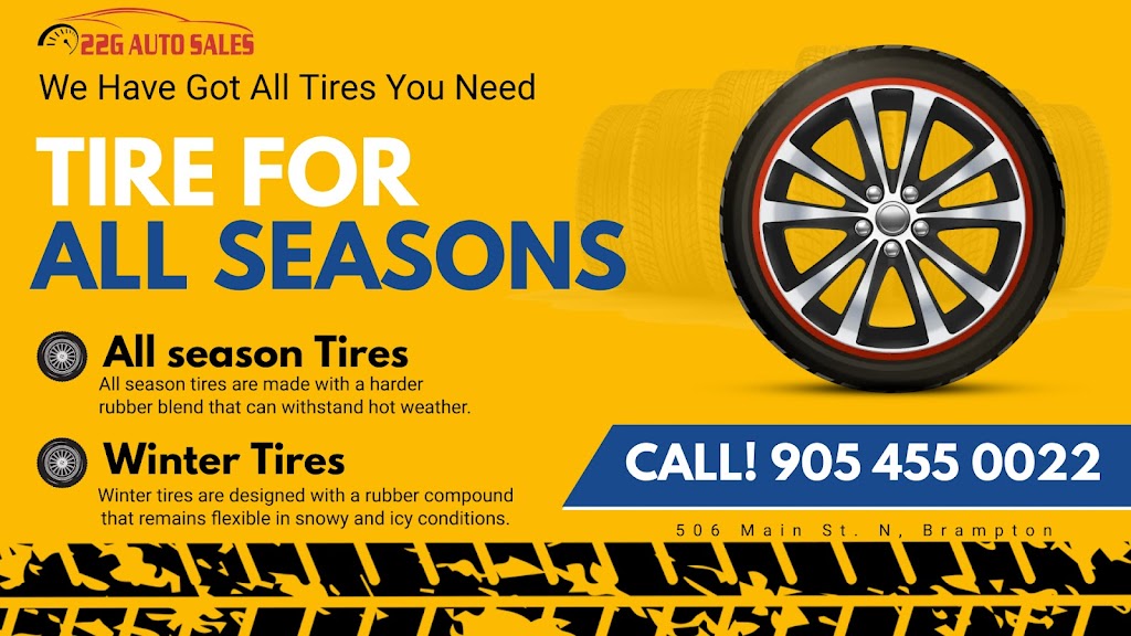 22G Auto Repair & Tire Centre | 506 Main St N, Brampton, ON L6V 1P9, Canada | Phone: (855) 355-0022