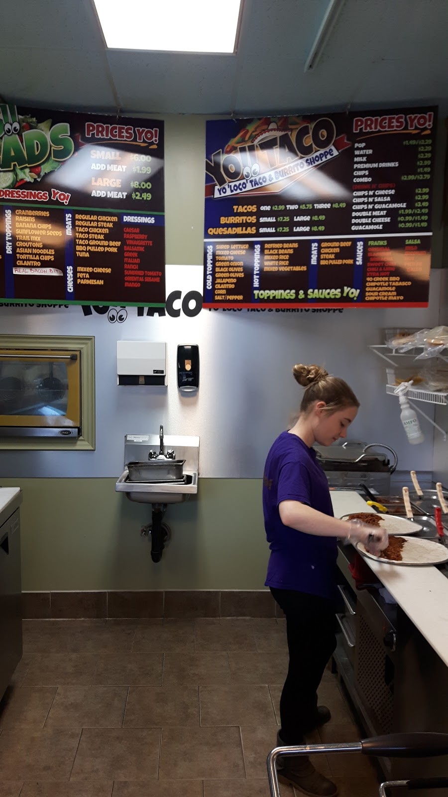 Yo!!Taco | 10 Front St N, Orillia, ON L3V 4R5, Canada | Phone: (705) 329-2882