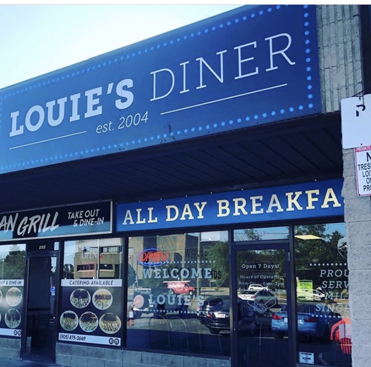 Louies Diner | 466 Steeles Ave E, Milton, ON L9T 3P7, Canada | Phone: (905) 693-0404