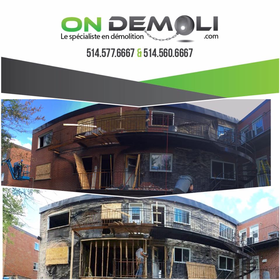 On Demoli Inc | 1325 Rue Bergar, Laval, QC H7L 4Z7, Canada | Phone: (450) 622-1777