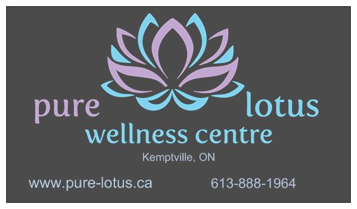 Pure Lotus Wellness Centre | 12 Dr Gordon Crescent, Kemptville, ON K0G 1J0, Canada | Phone: (613) 888-1964