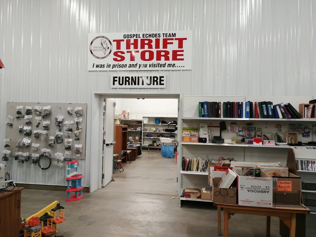 Gospel Echoes Thrift Store | 320C Cargill Rd, Winkler, MB R6W 0K4, Canada | Phone: (204) 325-0095