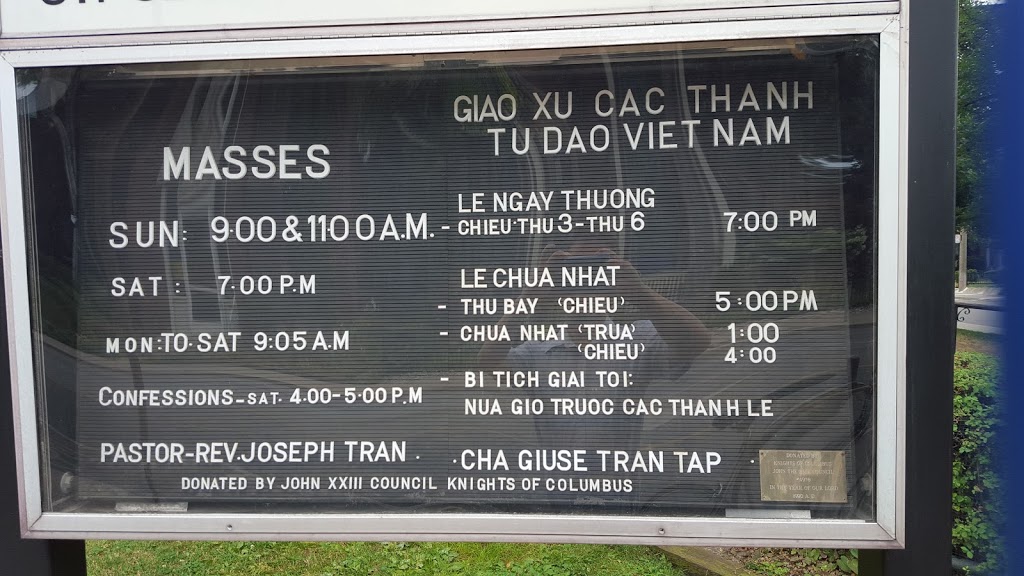 Mission of the Vietnamese Martyrs | 161 Annette St, Toronto, ON M6P 1P5, Canada | Phone: (416) 769-8104