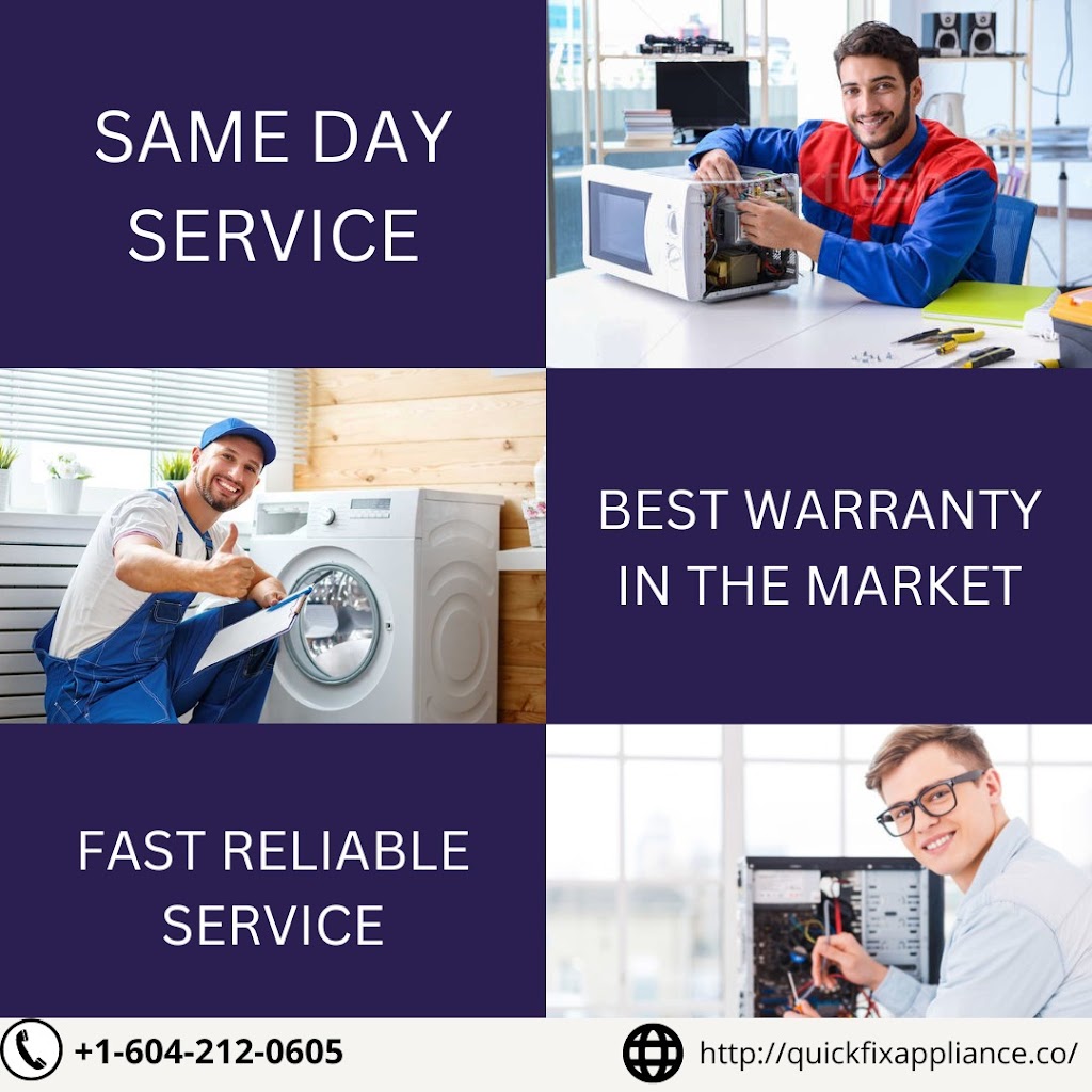 Quick Fix Appliances | 13247 64 Ave, Surrey, BC V3W 1Y1, Canada | Phone: (604) 212-0605