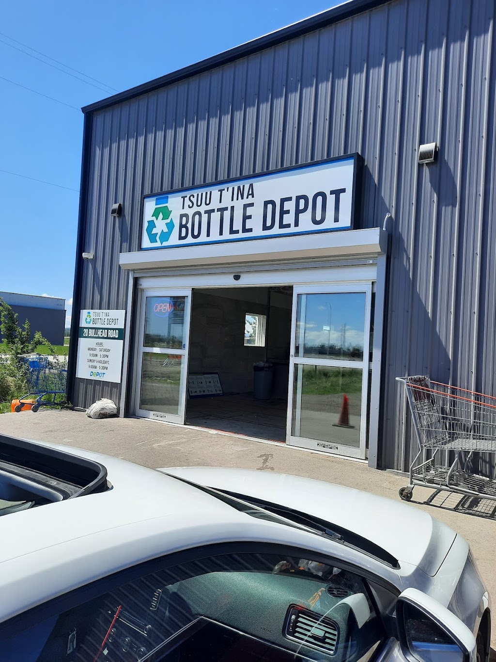 Tsuu Tina Bottle Depot | 20 Bullhead Rd, Calgary, AB T3T 0A6, Canada | Phone: (403) 238-1334