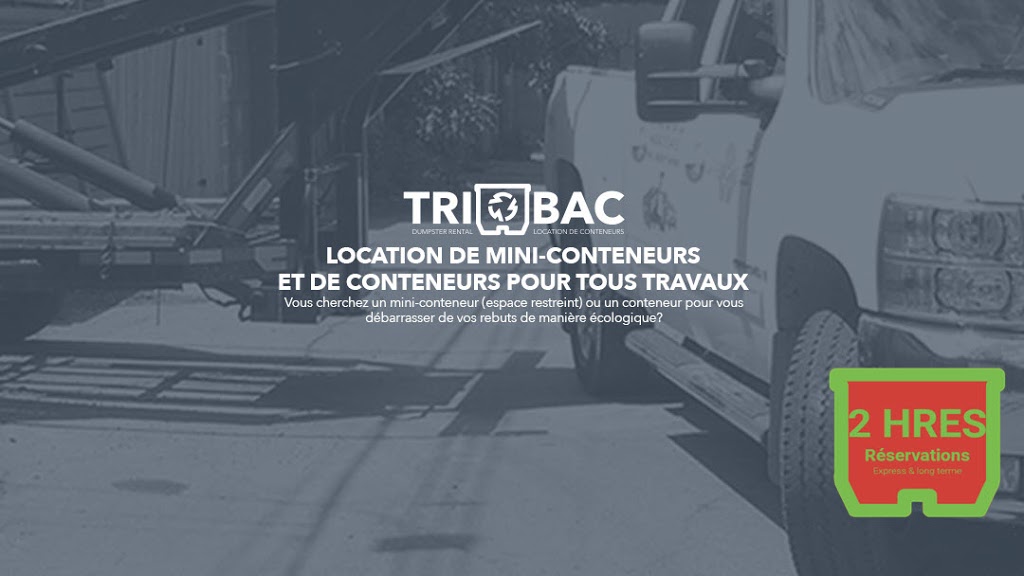 Tri-O-Bac | 1044 Rue Patenaude, Sainte-Julie, QC J3E 2E1, Canada | Phone: (514) 642-8244