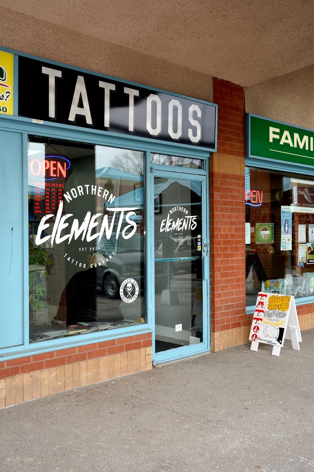 Northern Elements Tattoo Company | 376 Kingston Rd, Pickering, ON L1V 6K4, Canada | Phone: (905) 492-7733