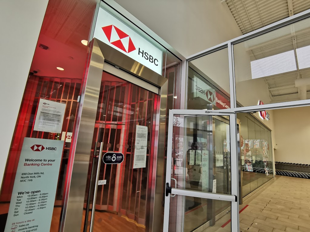 HSBC Bank, Don Mills Banking Centre | 890 Don Mills Rd. Unit 125, North York, ON M3C 1V6, Canada | Phone: (888) 310-4722