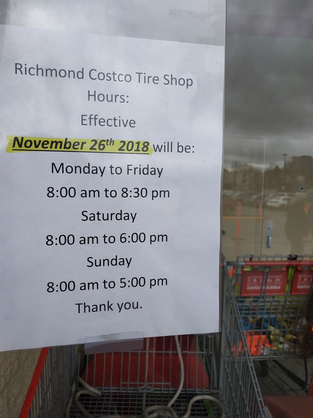 Costco Tire Center | 9151 Bridgeport Rd, Richmond, BC V6X 3L9, Canada