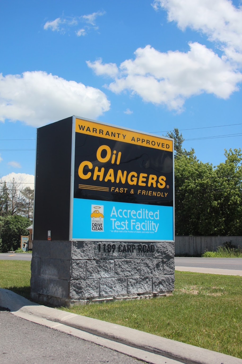 Oil Changers | 1189 Carp Rd, Stittsville, ON K2S 1B9, Canada | Phone: (613) 836-2229