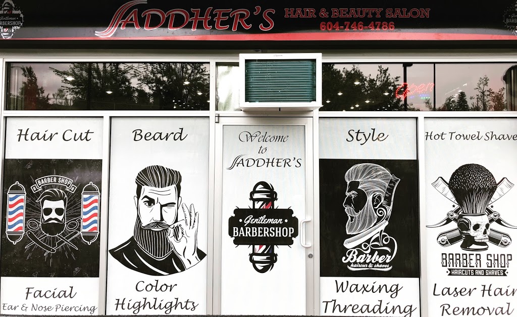 Saddhers Hair & Beauty Salon | 30519 Blueridge Dr unit "-102" 103, Abbotsford, BC V2T 0B1, Canada | Phone: (604) 746-4786