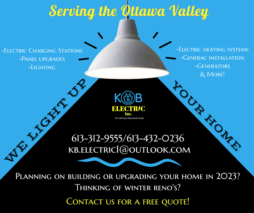 K&B Electric Inc. | 1410 Gillan Rd, Renfrew, ON K7V 0A5, Canada | Phone: (613) 312-9555