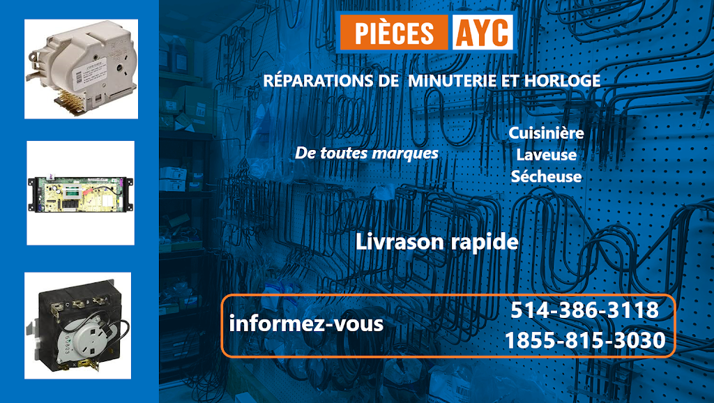 Pièces AYC | 16775 Crois. Notre Dame, Mirabel, QC J7J 2P6, Canada | Phone: (450) 433-0673