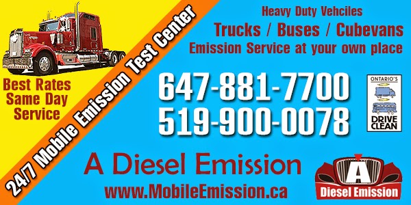 Emission Testing For Diesel Heavy Duty Vehicle | 40 Chisholm Dr, Milton, ON L9T 3G9, Canada | Phone: (519) 900-0078