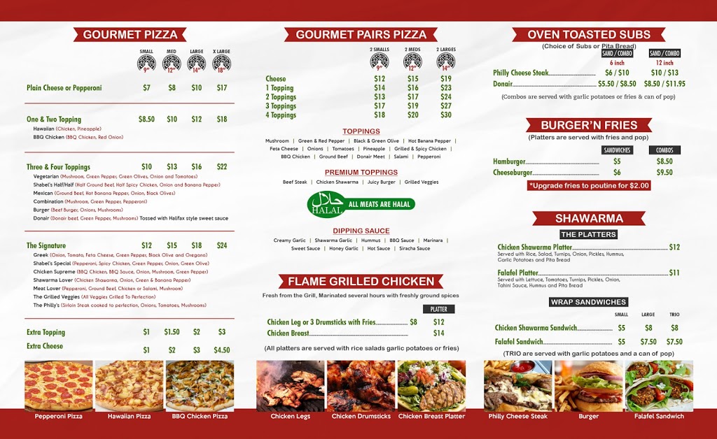 Shabel Halal Pizza & Grill | 107 Mann Ave, Ottawa, ON K1N 5A4, Canada | Phone: (613) 237-9229