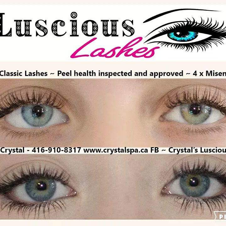 Crystals Luscious Lashes | 62 Queen St S, Bolton, ON L7E 1B3, Canada | Phone: (416) 910-8317